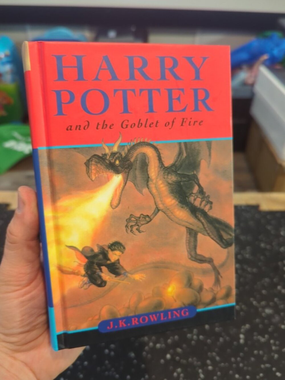 Harry Potter and The Goblet of Fire Canadian Hardback Book Raincoast HC/DJ